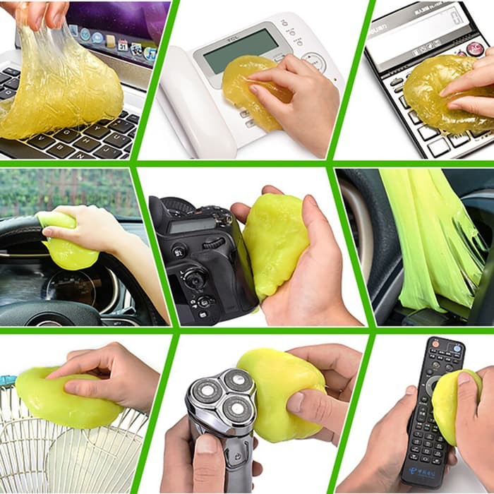 Super Gel Cleaner Slime Jelly Pembersih Debu Keyboard HP Mobil Laptop
