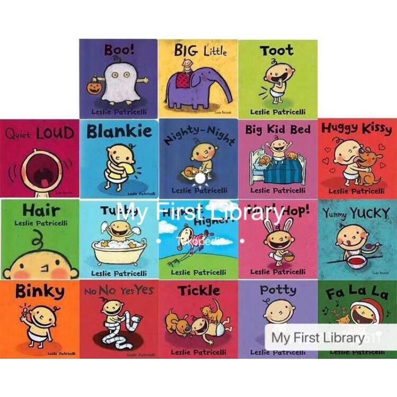 Buku Inggris Bayi Leslie patricelli Board books-1