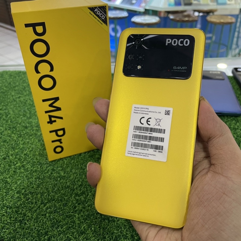 poco m4 pro ram 6/128gb second mulus fullset original bekas pakai