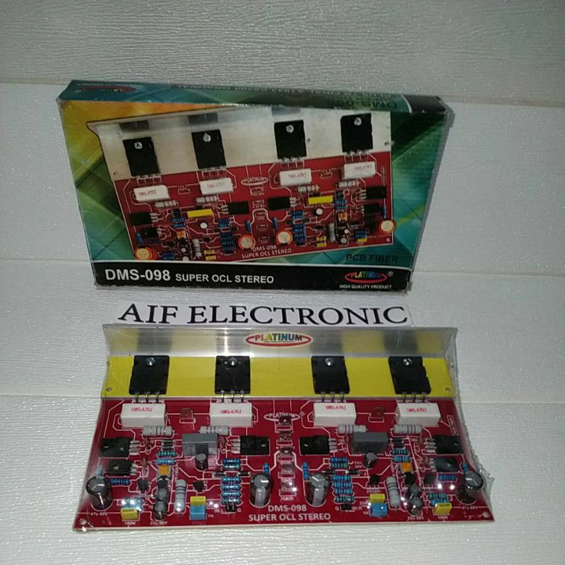 Kit power Amplifier OCL STEREO plus TR DMS-098