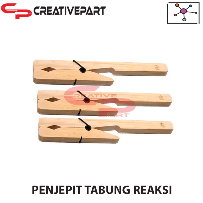 Penjepit Tabung Reaksi / Penjepit Tabung Reaksi Kayu