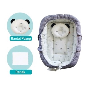 Omiland Kasur Serut Bayi + Kelambu Panda Series OYK1141