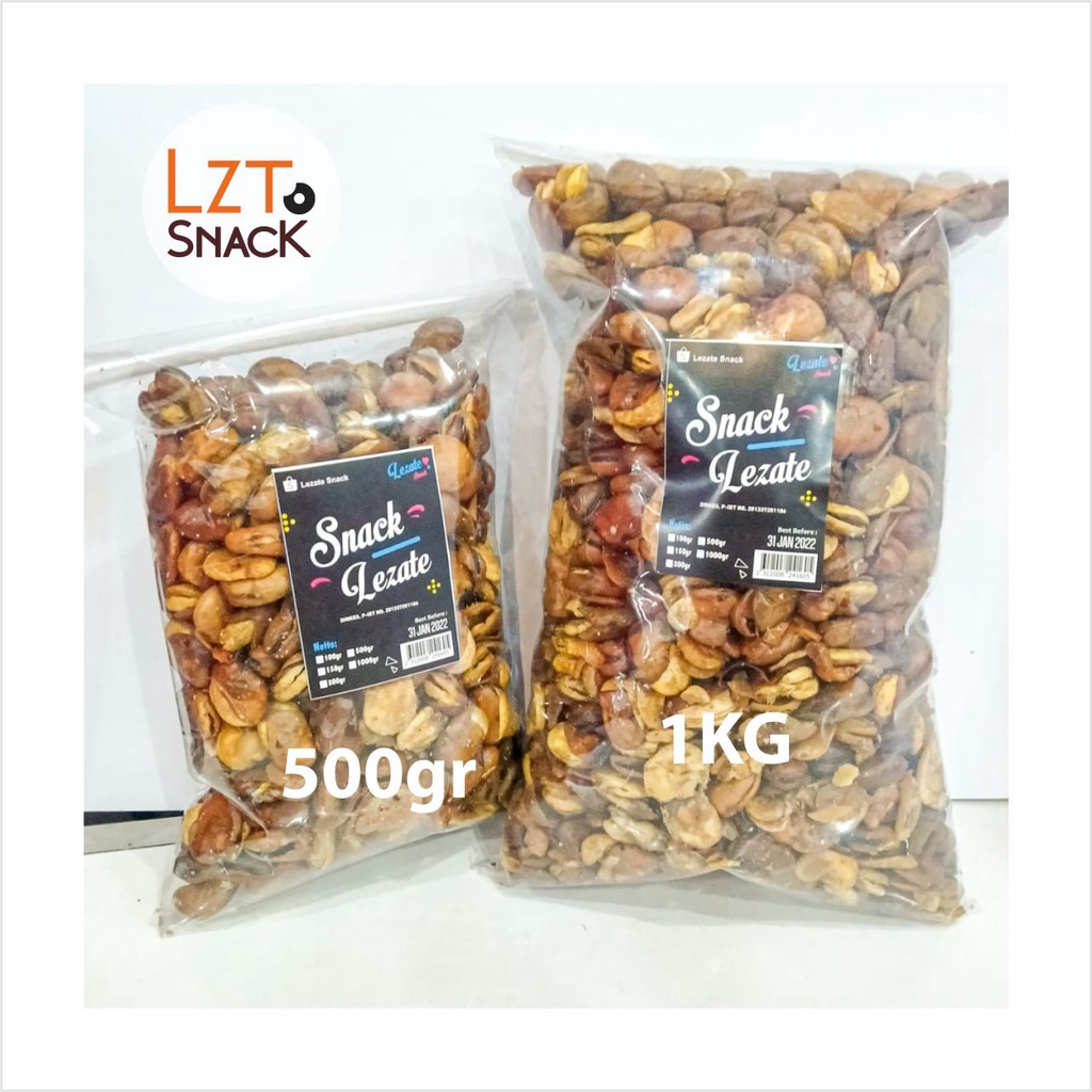 

Kacang Koro Kulit 500GR Gurih Asin / Kacang Kiloan Murah / Kacang Koro Kupas Kacang Bali Lezate Snack