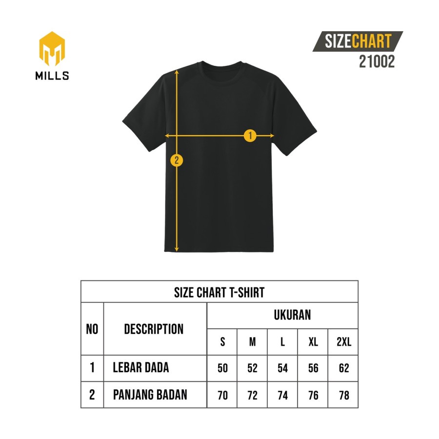 KAOS MILLS / T-SHIRT MILLS COTTON TEE BASIC 21002