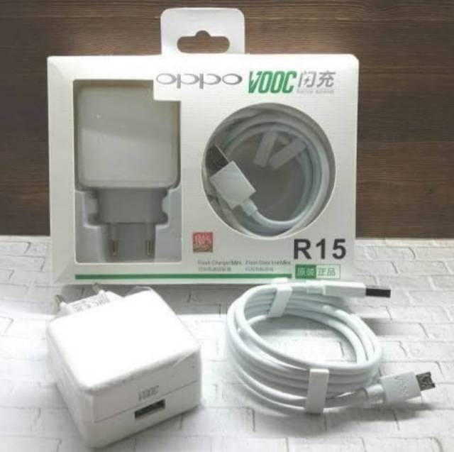 CHARGER OPPO ORIGINAL VOOC FAST CHARGING 4A ADAPTOR PLUS KABEL MICRO USB