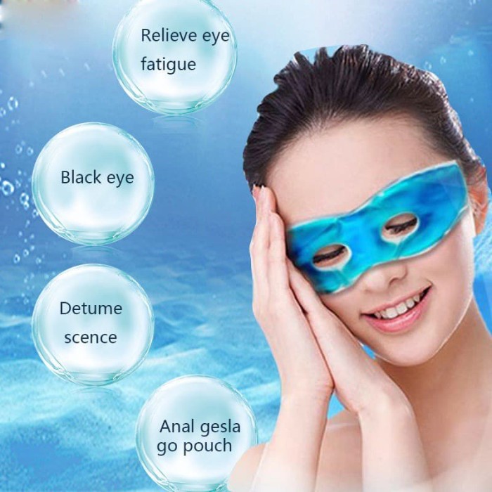 TBI  Kacamata Masker Mata Dingin Ice Cold Gel Eye Mask Kompres Mata Lelah Mata Minus Silinder Mata Hitam Kantong Mata