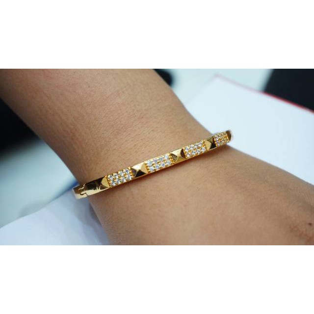 Gelang Bangkok Bintik Permata / Gelang Fashion Wanita