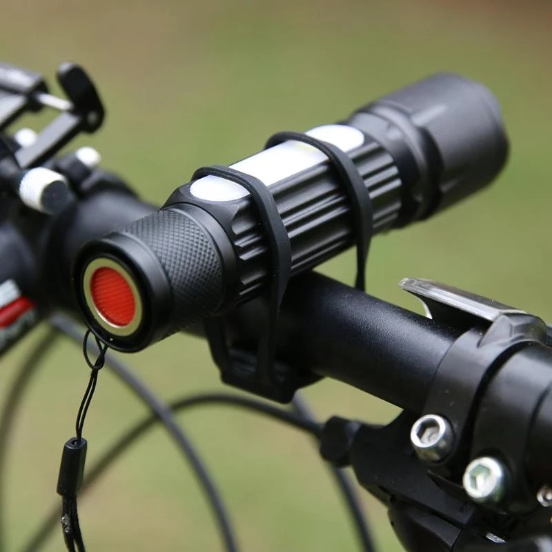 Strap Silikon Elastis Multifungsi Holder Handphone Universal Anti Slip Untuk Stang Sepeda