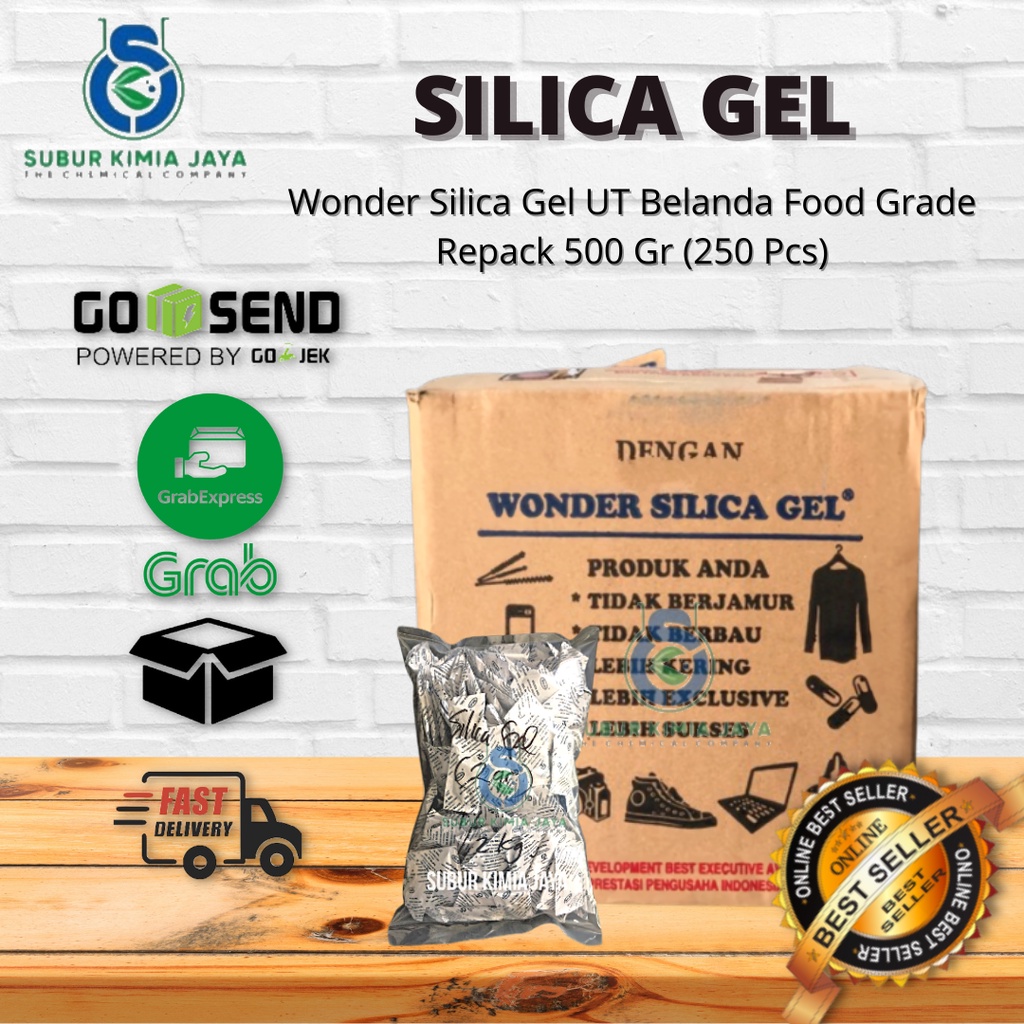 

Silica Gel ex Belanda Grade A Food Grade 250 PCS / (2gr) 500 gr Premium