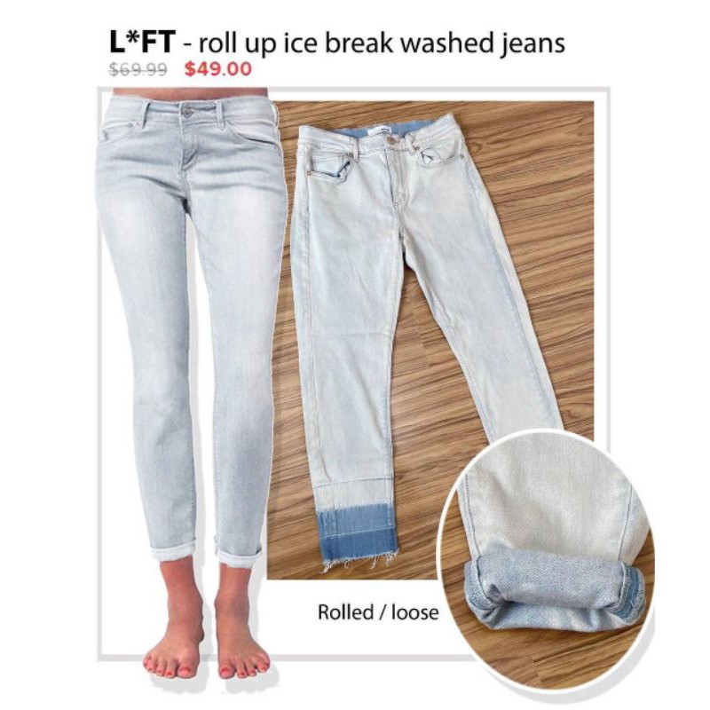 Loft double unpicked skinny jeans