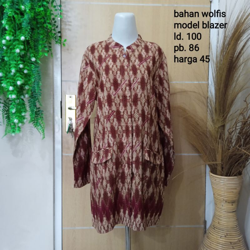 PRELOVED BAJU BATIK WANITA / (PART 1) / PL ATASAN BATIK WANITA / BAJU BEKAS-25