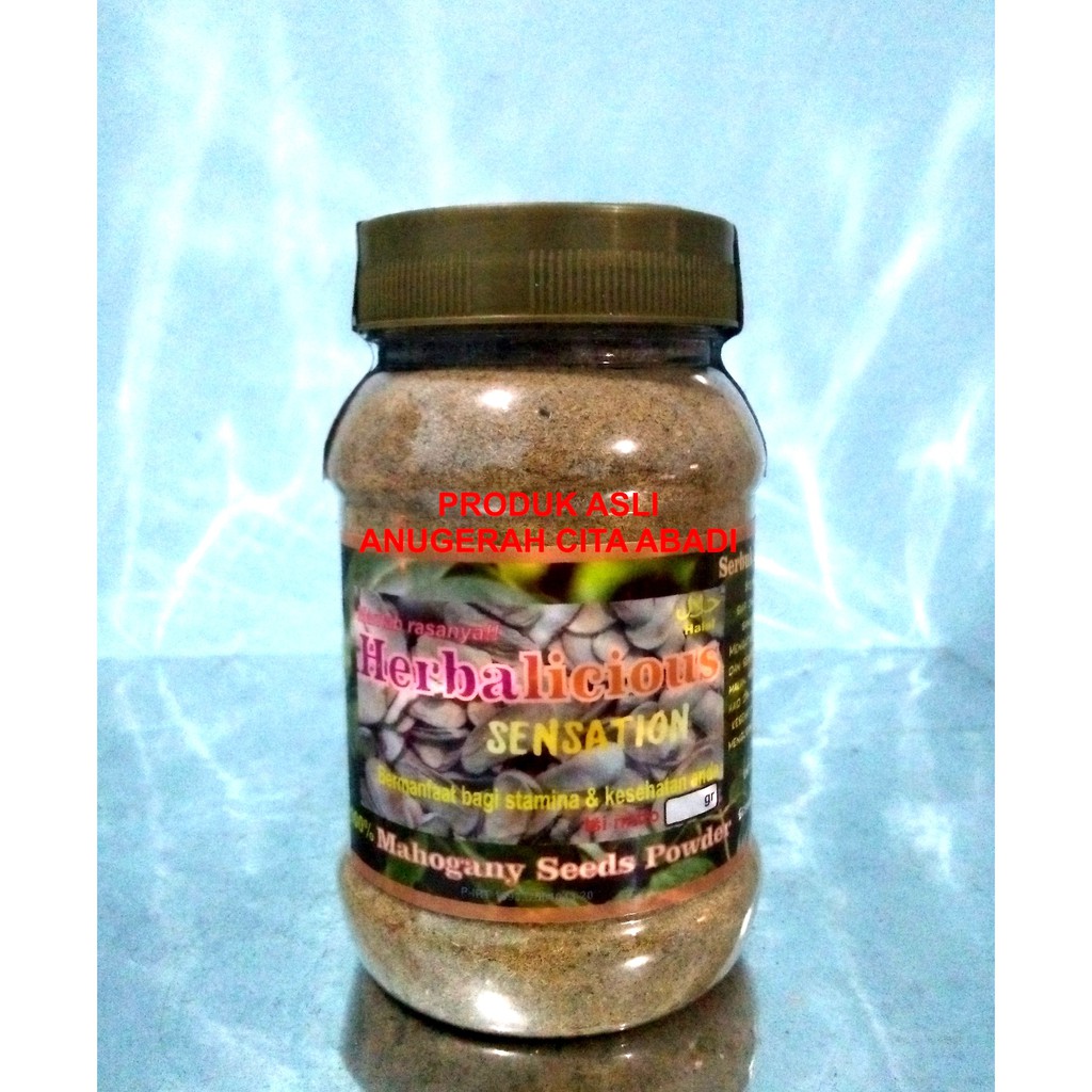 

Biji Mahoni Bubuk Herbalicious Sensation Pure Mahogany Seeds Powder 60gr/120gr Toples Plastik