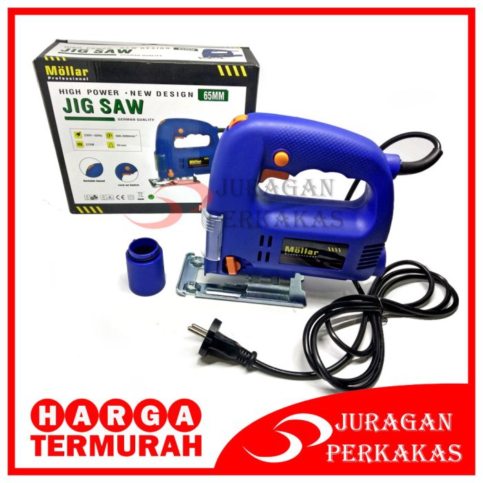 MOLLAR JS021 MESIN JIGSAW GERGAJI POTONG KAYU - JIG SAW 65 MM