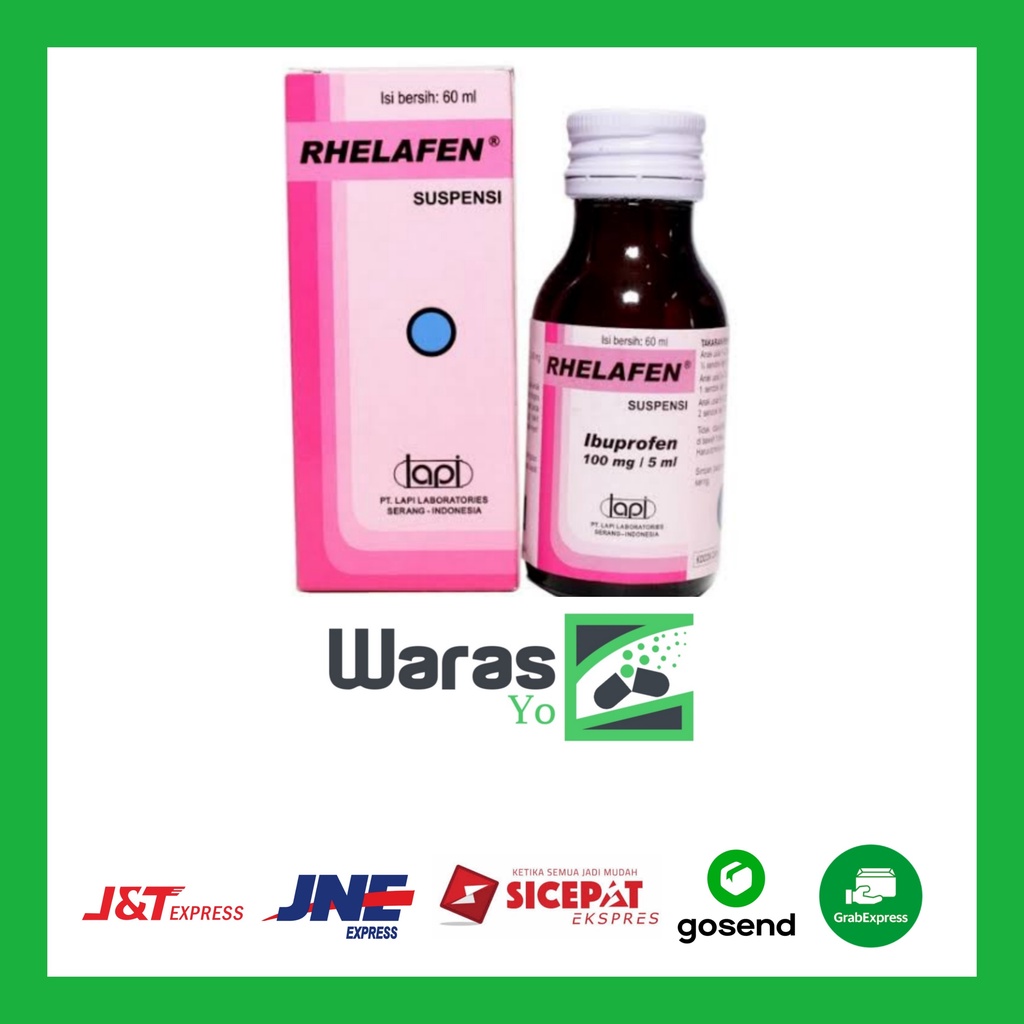 [SW] Rhelafen 100 mg/5ml Sirup 60 ml / RHELAFEN SYRUP / RHELAFEN SUSPENSI