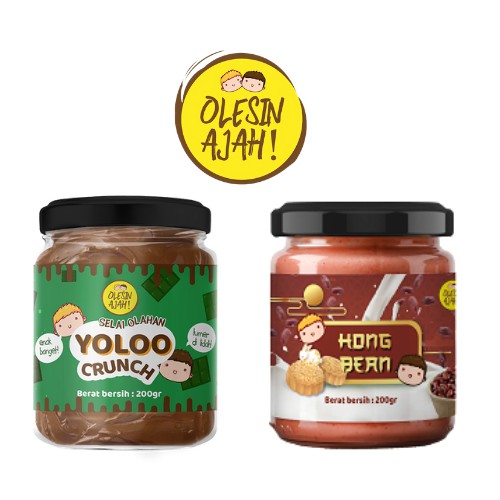 

Promo OlesinAjah Selai Yoloo 200Gr + Selai Hong Bean / Kacang Merah 200Gr