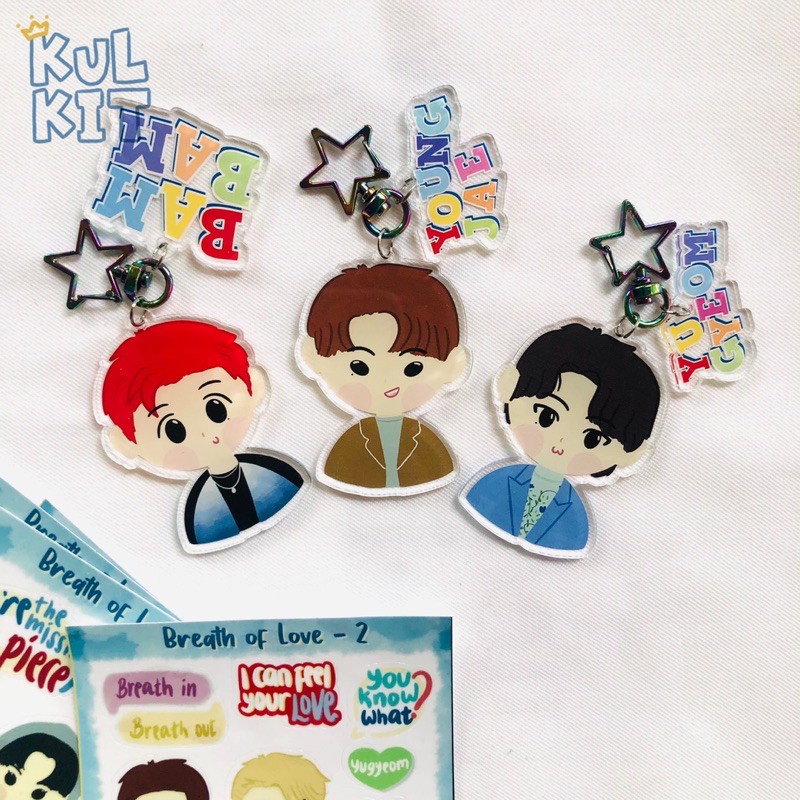 GOT7 Breath Member Keychain (Gantungan GOT7) - kulkit