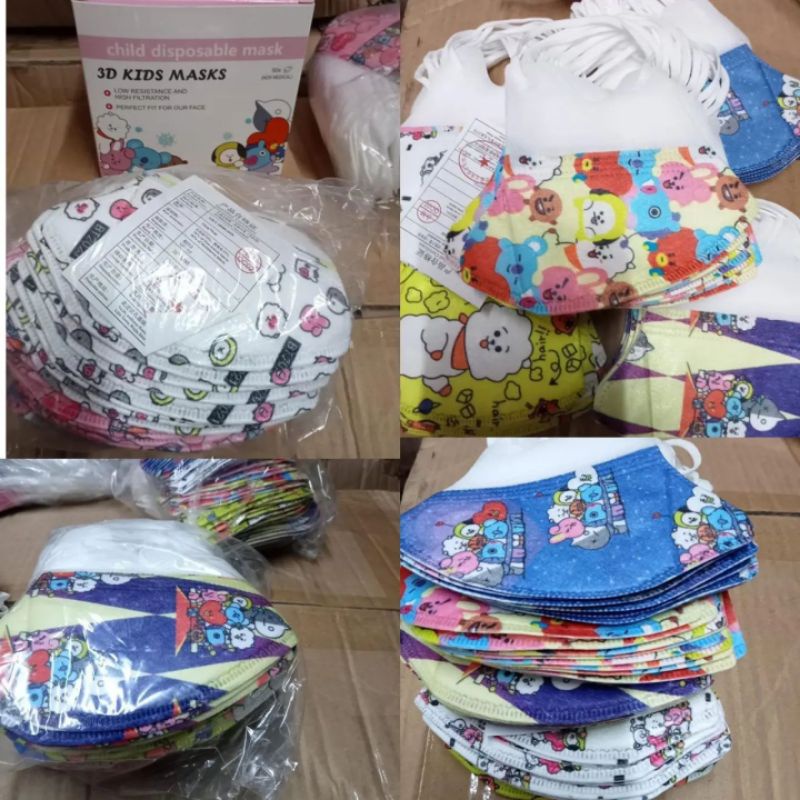 MASKER DUCKBIL BTS ANAK