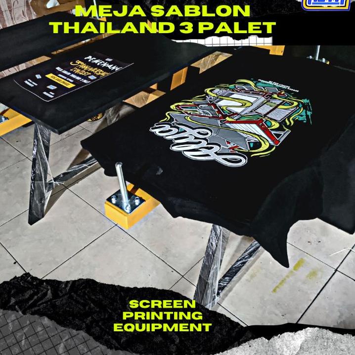 

Terupdate // LZ9FM Meja sablon Thailand 3 palet //Model Baru