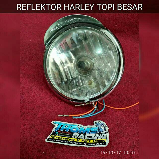 Reflektor Harley topi besar