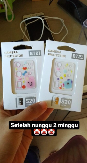 BTS BT21 Official Camera Protector Aksesoris Made in Korea