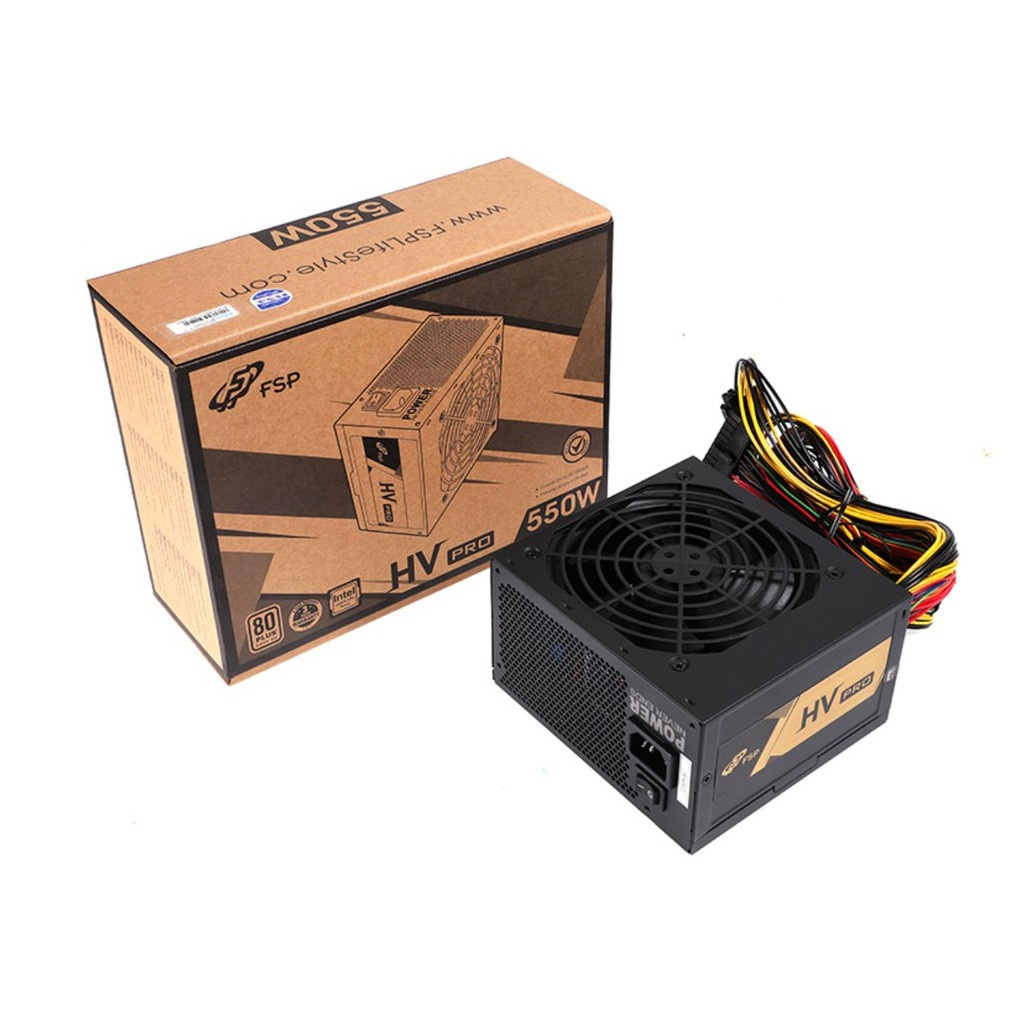 Power Supply FSP HV Pro 550W 80+ / PSU  FSP HV PRO 550W 80+ pure