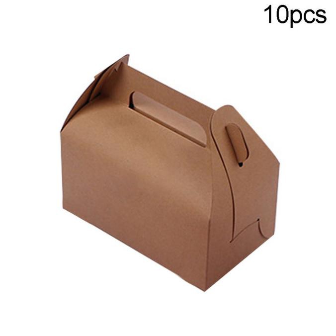 

Snh 10Pcs Paper Muffins Bakery Wrapping Packing Cupcake Candy Boxes Ryanstore36