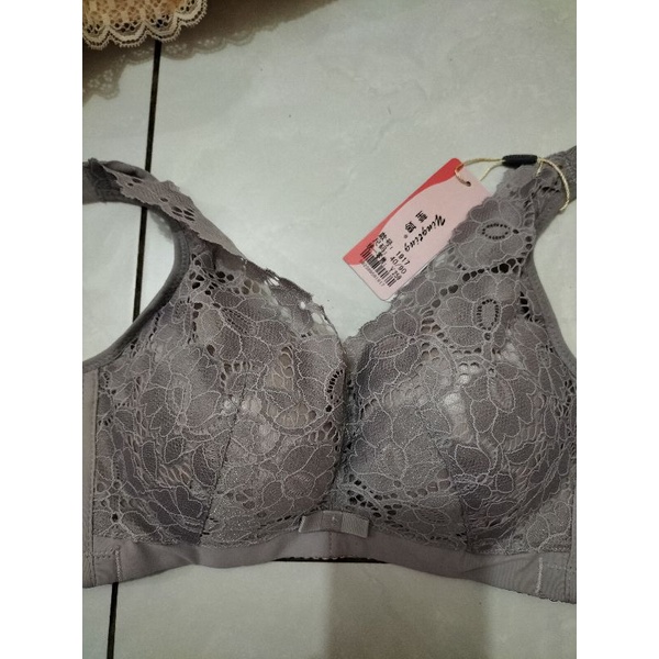 PUSH UP BRA RENDA/BRUKAT BERKAWAT, BUSA TEBAL KAIT 3 ATAU 4