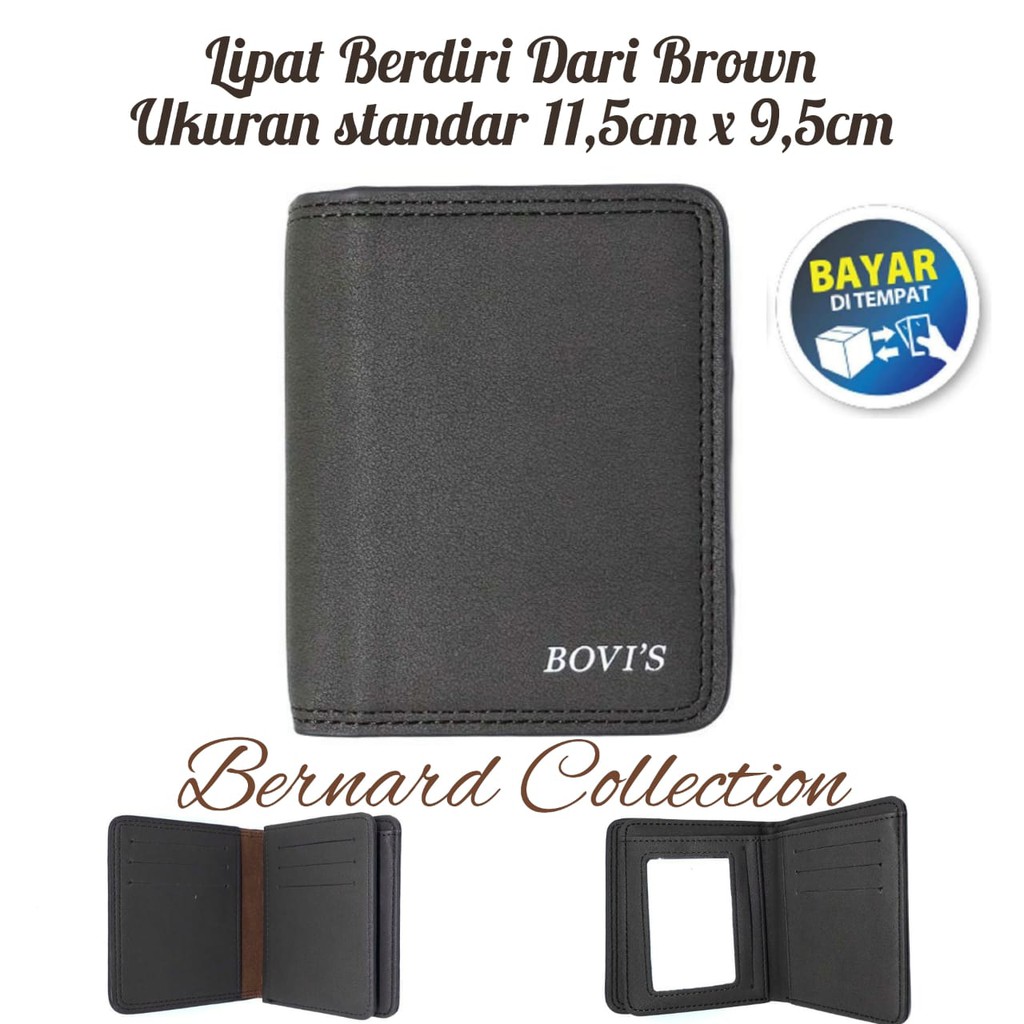 Dompet Pria Dompet Laki2 Dompet Pria Simple Dan Polos Lipat Berdiri Atau Lipat Buku