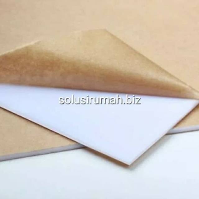 ACRYLIC SHEET A3 2MM 30*40CM PUTIH SUSU DOF TIDAK TEMBUS AKRILIK