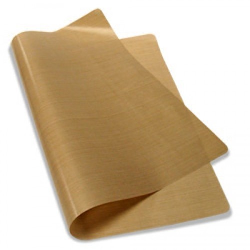 

Bahan Anti Lengket Tephlon Sheet Kain Teplon Tahan Panas Import 0.25mm 250 micron 100x100cm