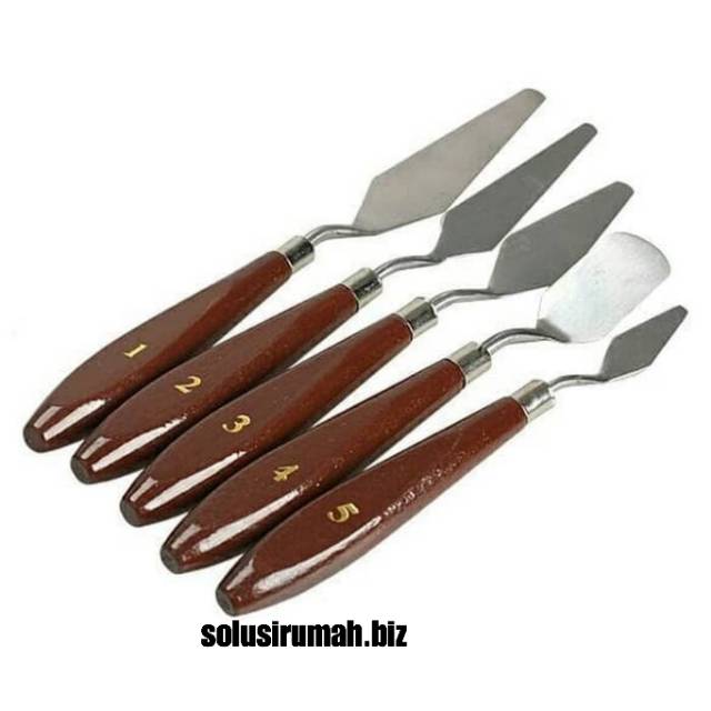 PAINTING KNIFE SET 5PCS PISAU PALET PISAU LUKIS