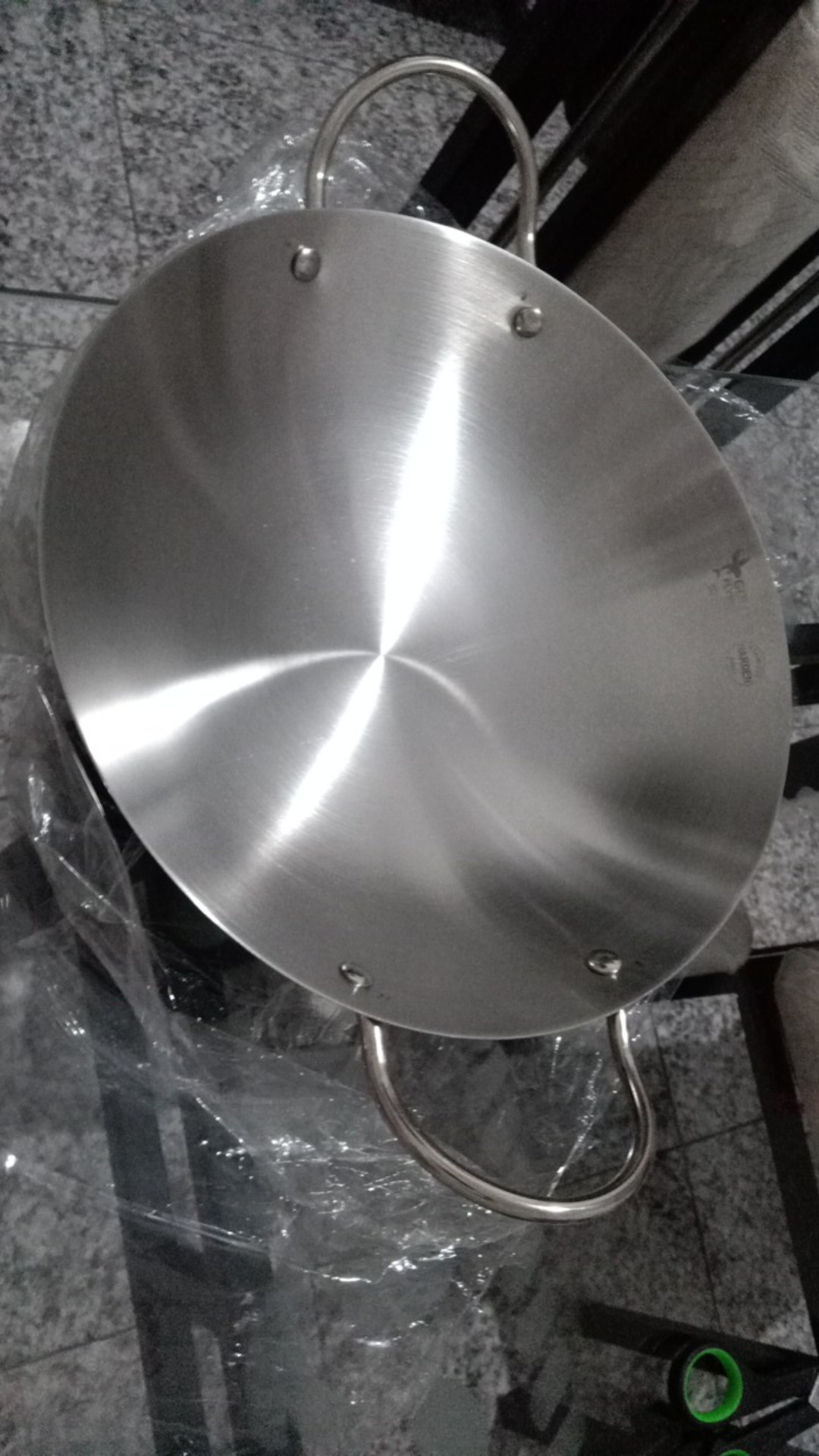 Wajan Stainless Steele Harden Golden Flying Fish Anti Lengket Terlaris