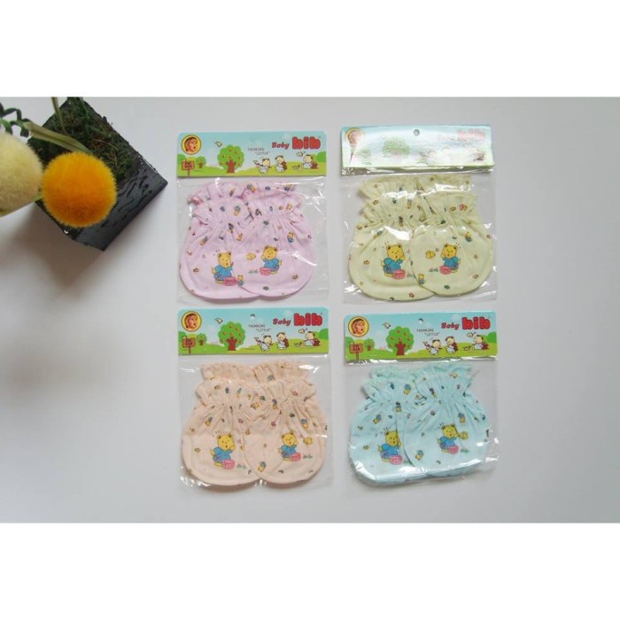 sarung tangan bayi bib | sarung tangan sarung kaki bayi | stk baby