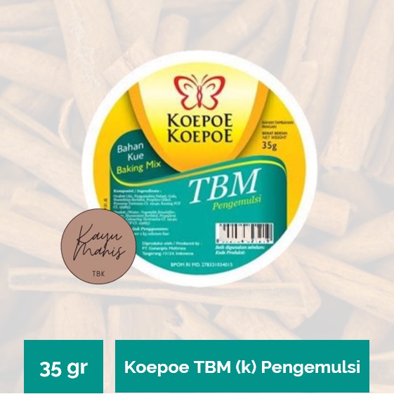 

Koepoe Koepoe TBM(k) 35gr Pengemulsi Bahan Kue