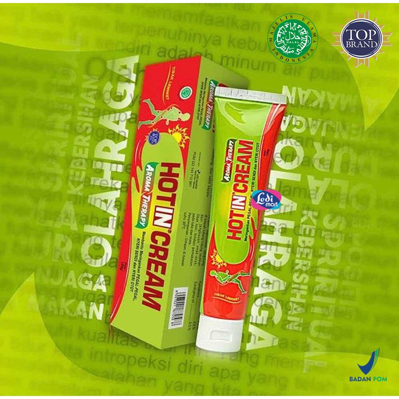 Hotin Cream Tube 120ml  &amp; 60ml / Hot in Krim Pegal Nyeri Otot / LEDI MART