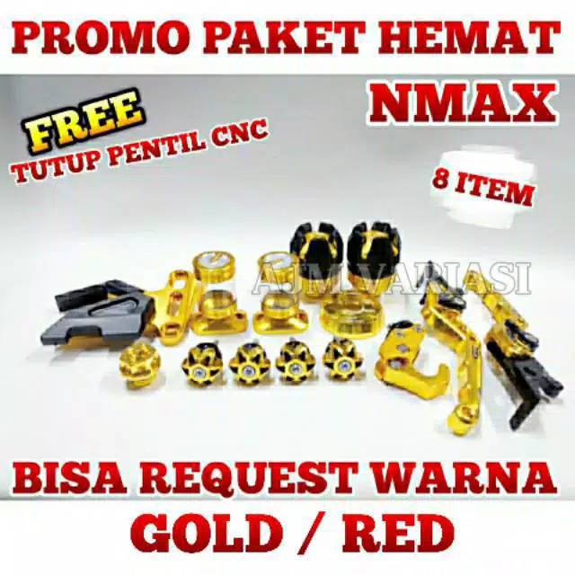 PAKET AKSESORIS YAMAHA NMAX 8 ITEM