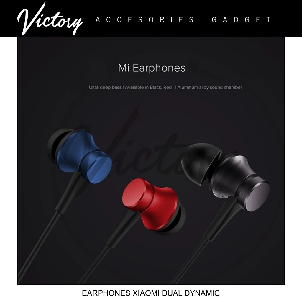 VICTORY2020 Headset Xiaomi Dual Driver Dynamic Hi Res Audio Microphone