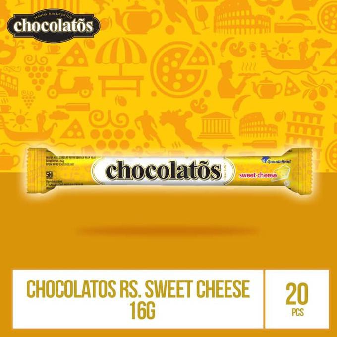 

TERMURAH CHOCOLATOS WHITE Sweet Cheese- 16gr (WJU8) / Showboks BEST SELLER