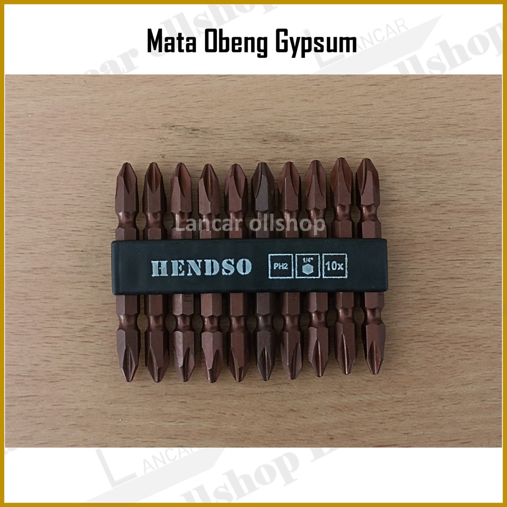 Mata Obeng Gypsum Hendso / Mata Obeng Tembaga / Mata Obeng Panjang