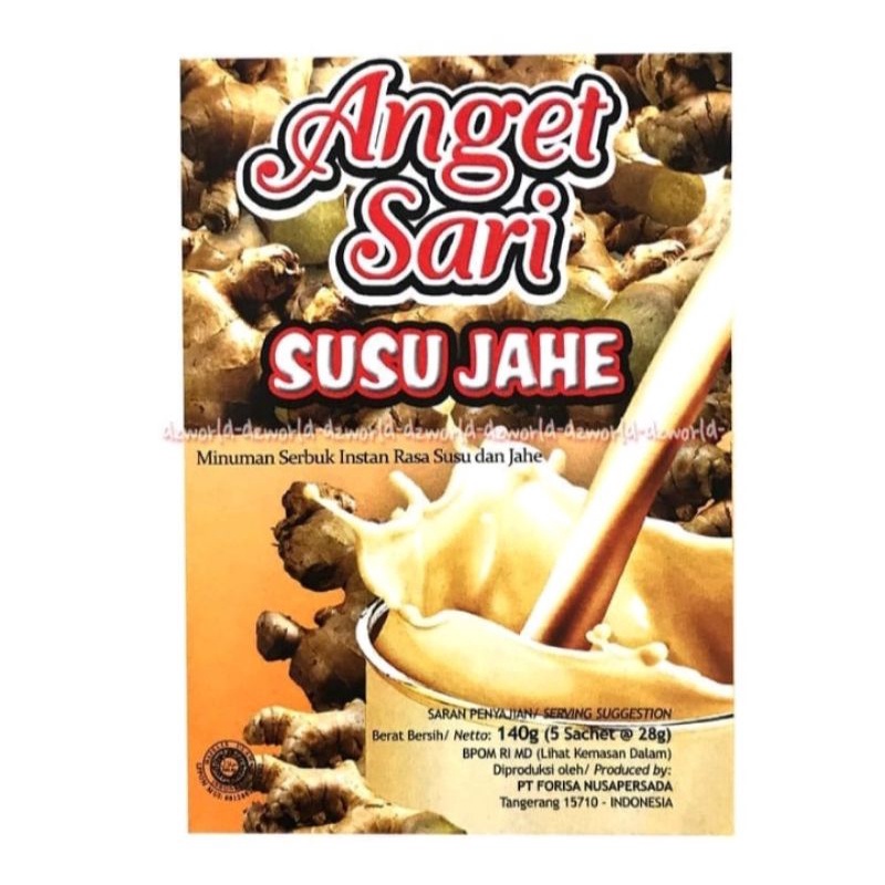 

Anget Sari Susu Jahe Sachet Per Renceng 10 Sachet