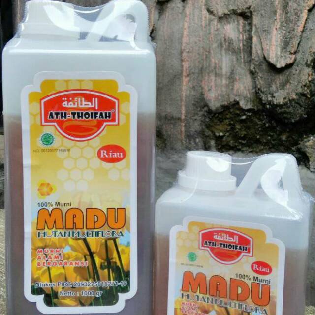 

Madu hutan riau multiflora 1000gram ath thoifah
