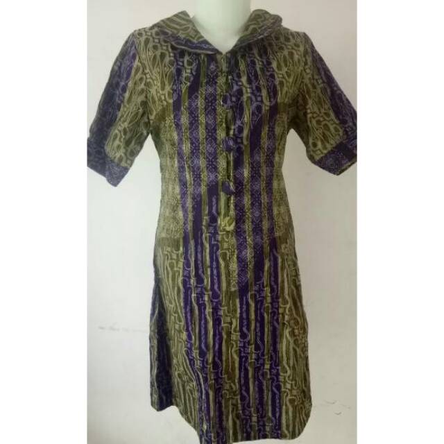 Dress Tenun Lurik Preloved