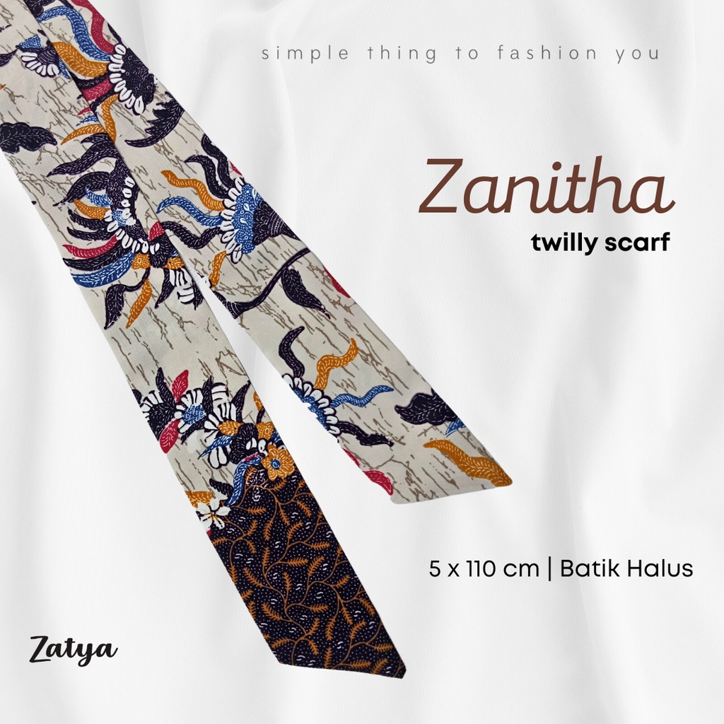 Twilly Batik Scarf by Zatya-Zanitha