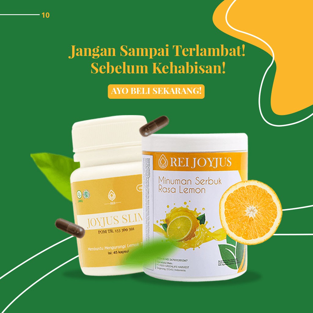JOYJUS SLIM KAPSUL Pelangsing Diet Herbal Susah BAB BANDUNG