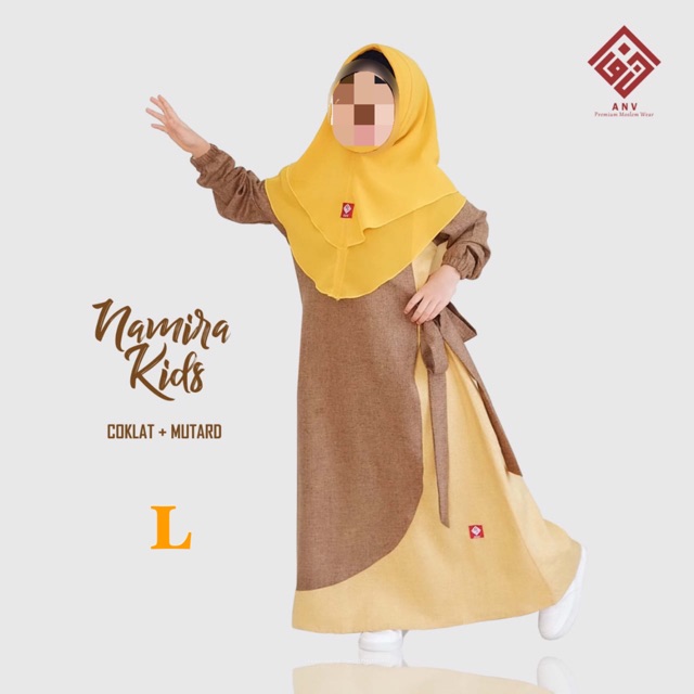 Namira Kids by ANV ori / set gamis anak