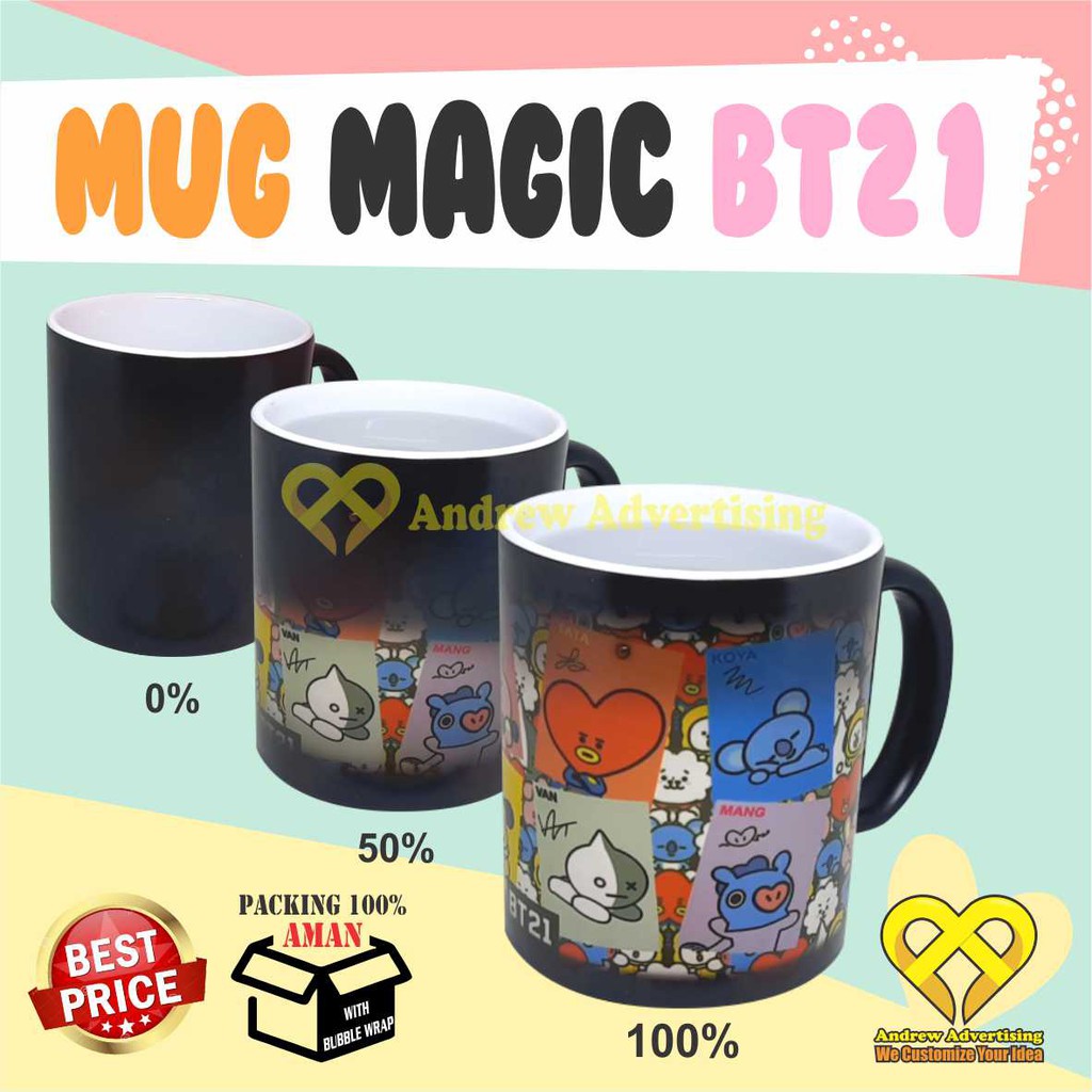 Mug Magic BTS BT21 Special Edition Merchandise