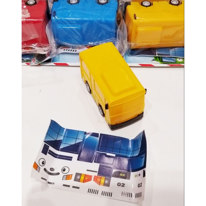 Bus Tay0 Pullback Mini 6x3cm Warna Random Mainan Anak Murah