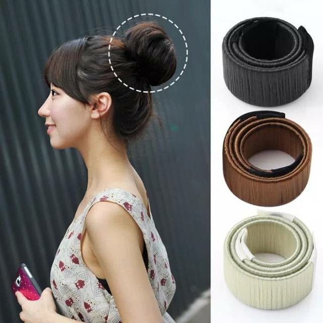 Laristerus79 Magic Hair bun maker donut  sanggul donat cepol hairdini rambut donat sanggul