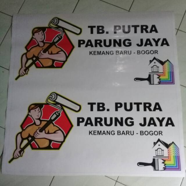Stiker Vinyl Cetak Mesin UV