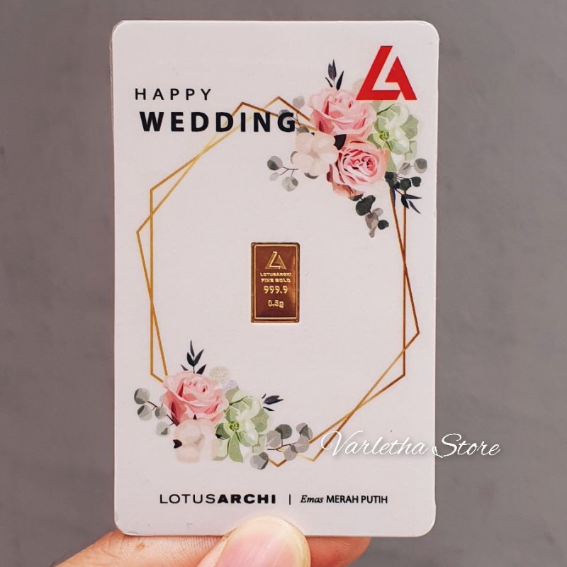 LM Lotus Archi 0.5 gram/Lotus Archi Gift Series/LM Happy Wedding